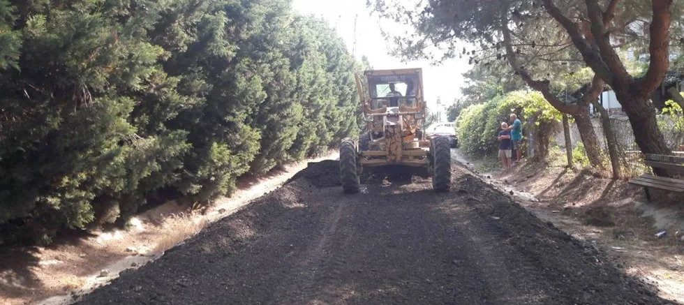 Güneyli’de Yol Yapım Çalışmaları