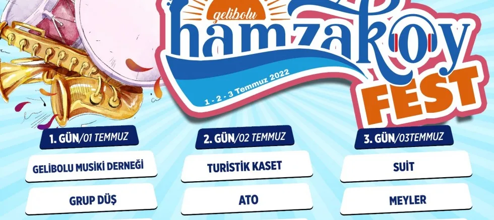 Hamzakoy'da 3 Gün Boyunca Müzik Ziyafeti Yaşanacak