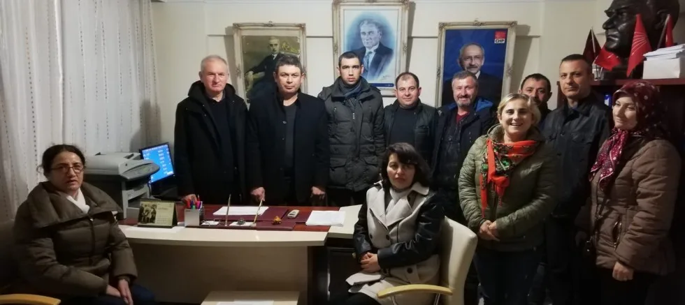 HARB-İŞ’TEN CHP İLÇE BAŞKANLIĞI’NA ZİYARET