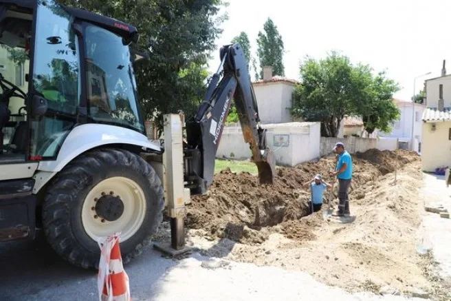 Has Ahmet Sokak’ta Altyapı Çalışmaları Sürüyor