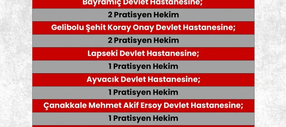 'HER ŞEY DAHA SAĞLIKLI BİR ÇANAKKALE İÇİN'
