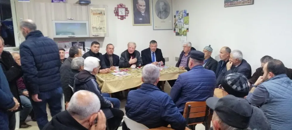 HÜSEYİN GÜNDOĞDU  ZİYARETLERİNE DEVAM EDİYOR