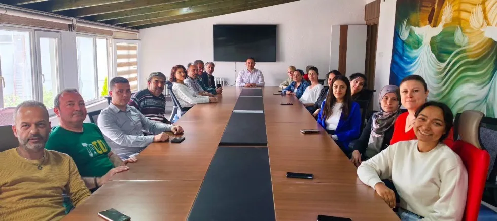 İlçe Milli Eğitim Müdürü Aydın Personelle Bayramlaştı
