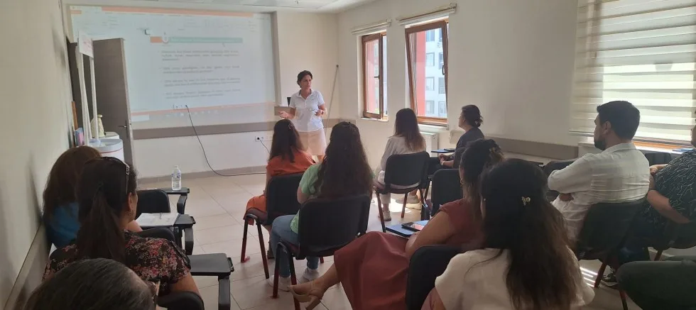 İlçe Sağlık Müdürlüğünde Bilgilendirmeler Devam Ediyor
