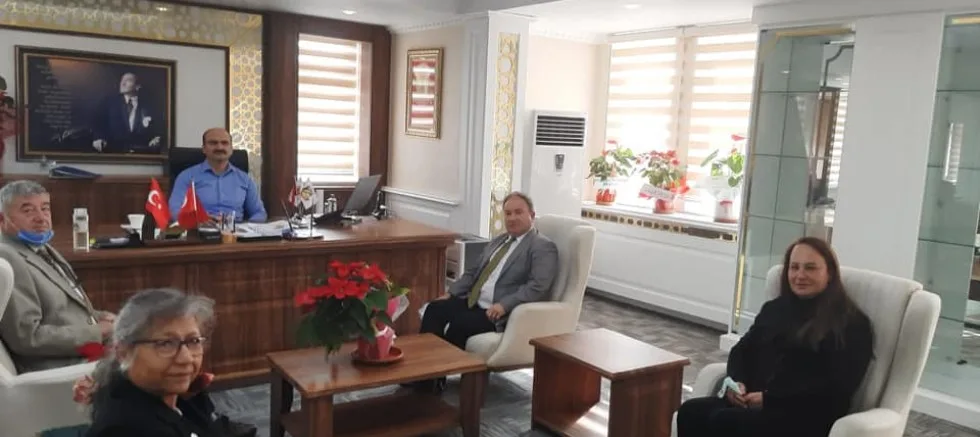 İyi Parti’den Kaymakam Abacı’ya Ziyaret