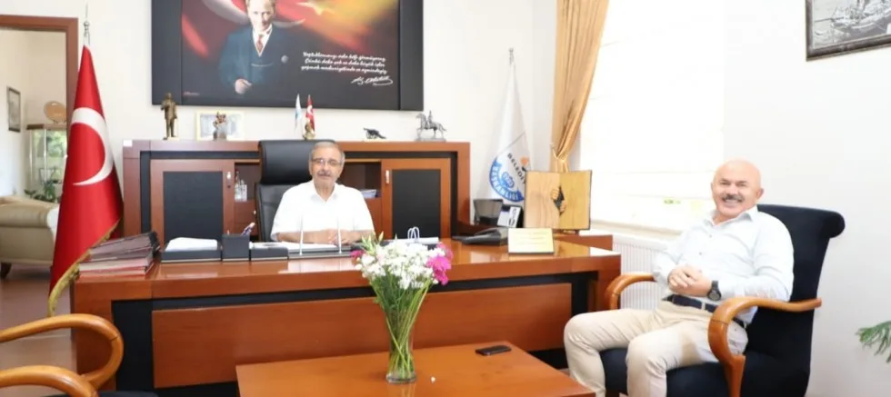 Kadastro İl Müdürü Şahinoğlu’ndan Başkan Özacar’a Ziyaret