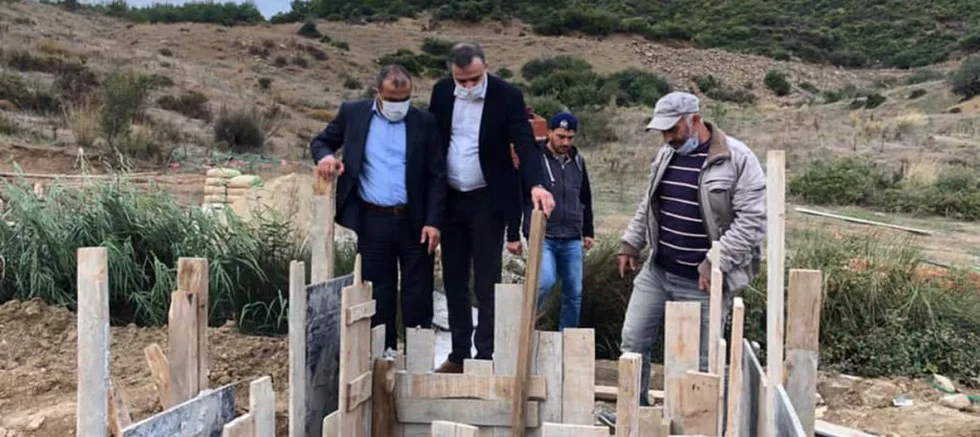 Karainebeyli Göletinde Çalışmalar İncelendi