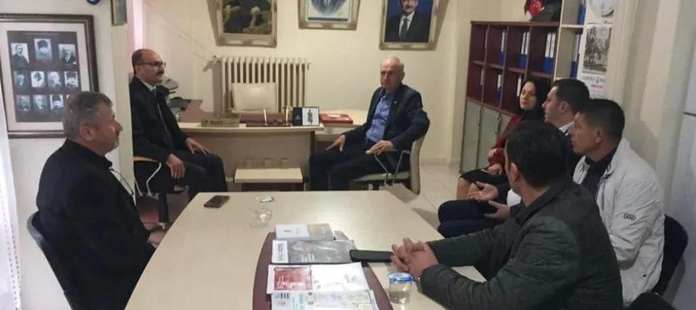 Kaymakam Abacı’dan CHP ve İyi Parti’ye Ziyaret