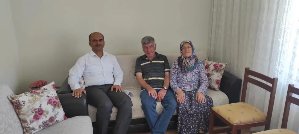 Kaymakam Abacı’dan Kıbrıs Gazisi Cengiz’e Ziyaret