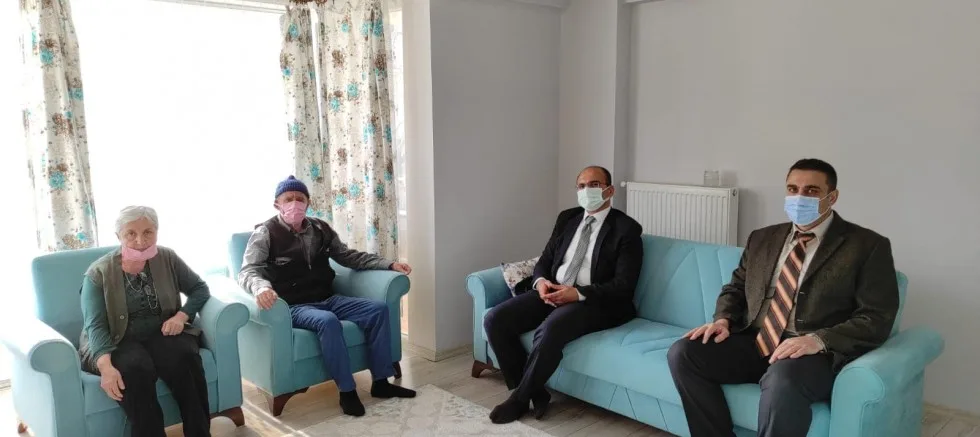 Kaymakam Abacı’dan Kıbrıs Gazisine Ziyaret