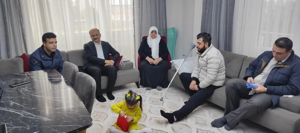 Kaymakam Abacı, Depremzede Ailelere Ziyaretlerini Sürdürüyor