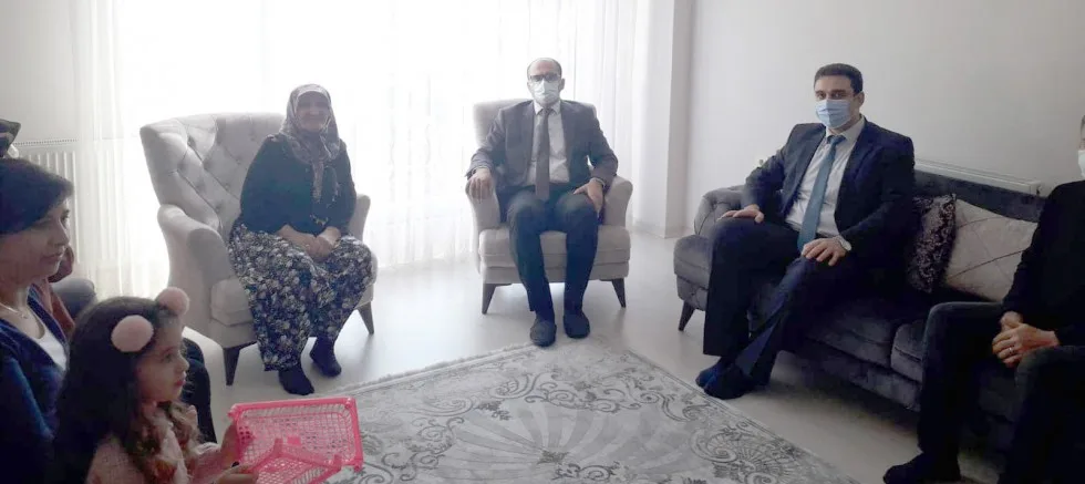Kaymakam Abacı, Şehit Ailesini Ziyaret Etti