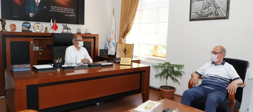 Kaymakam Nazlı’dan Başkan Özacar’a Ziyaret
