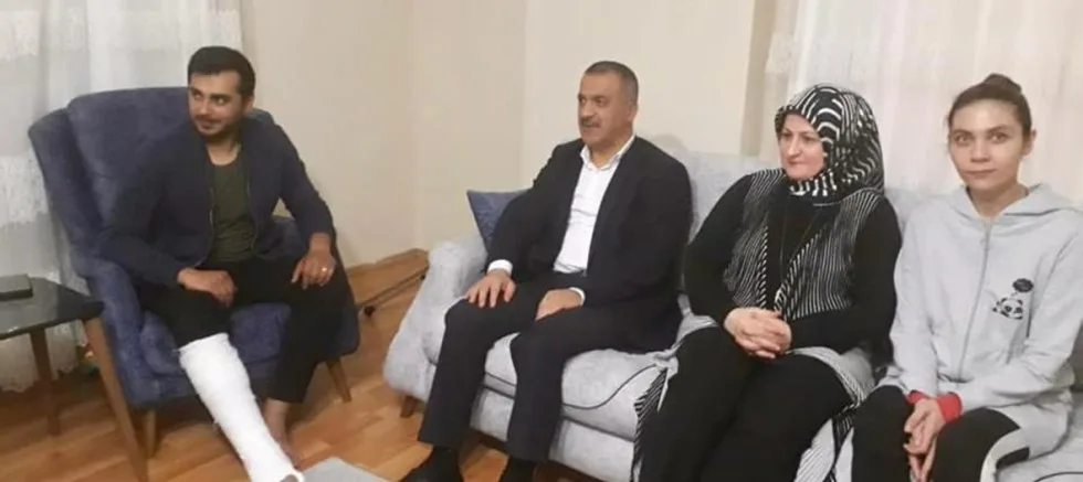Kaymakamdan İdlib Gazisine Ziyaret