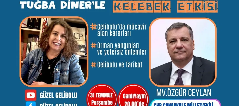 Kelebek Etkisi’nin Konuğu Özgür Ceylan Olacak