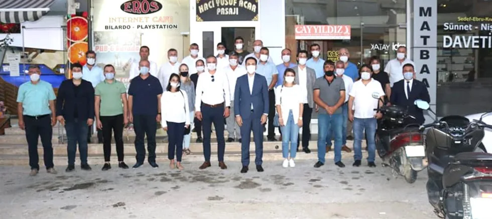 Makas’tan İlçe Başkanlığına Ziyaret
