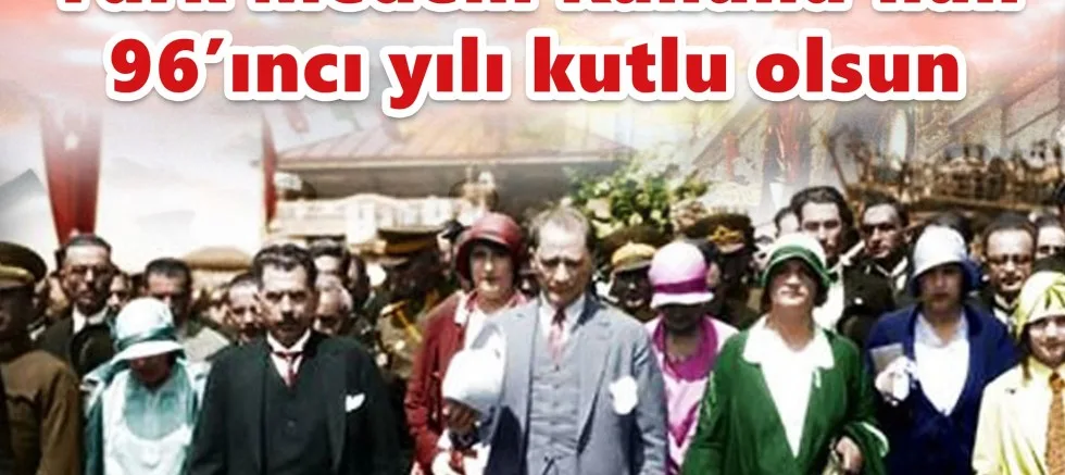 Medeni Kanun 96 Yaşında!
