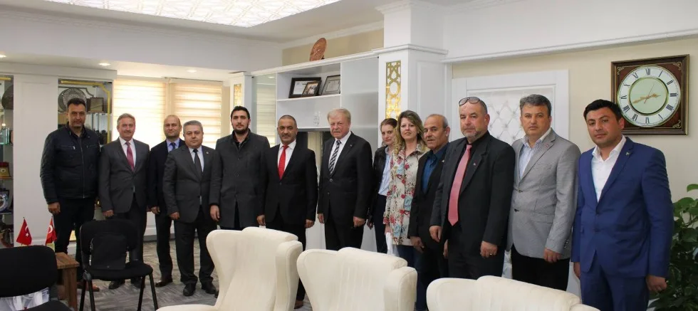 MHP İLÇE TEŞKİLATINDAN KAYMAKAM KILINÇKAYA’YA ZİYARET