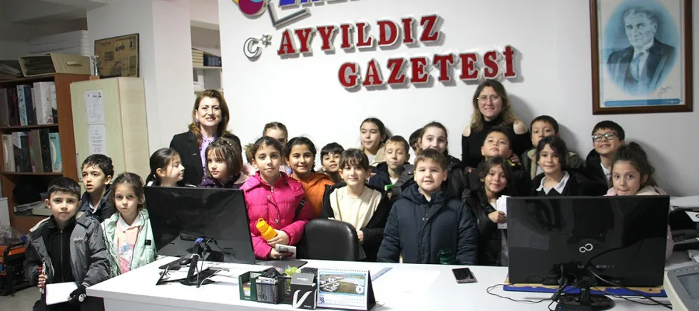 Minik Öğrenciler Matbaaacılık ve Gazeteciliği Öğrendi