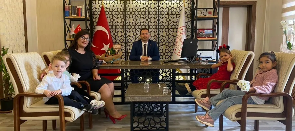 Minik Öğrencilerden Müdür Aydın’a Ziyaret