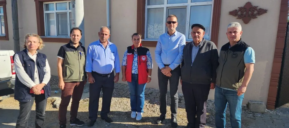 Müdür Türkarslan, Üreticileri Ziyaret Etti