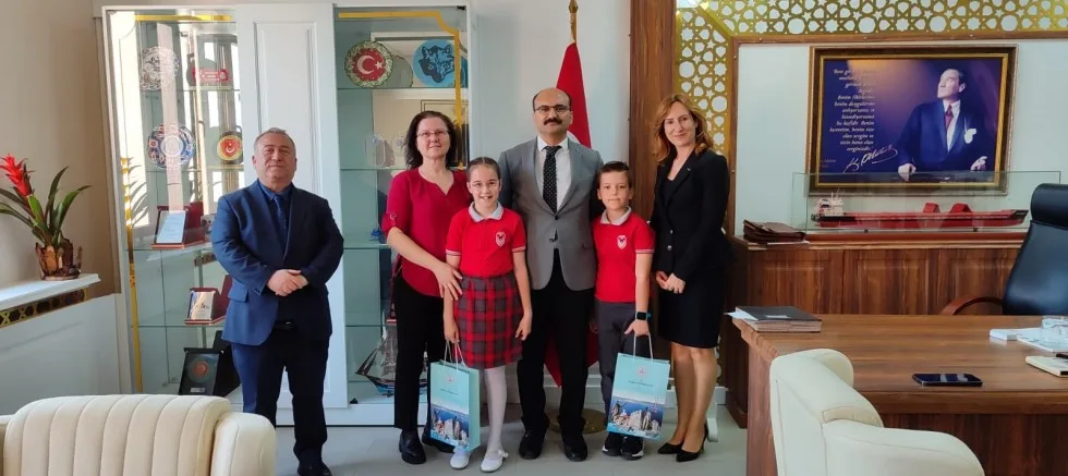 Öğrencilerden Kaymakam Abacı’ya Ziyaret