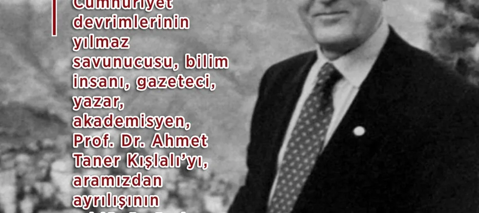 Özacar’dan Kışlalı’yı Anma Mesajı