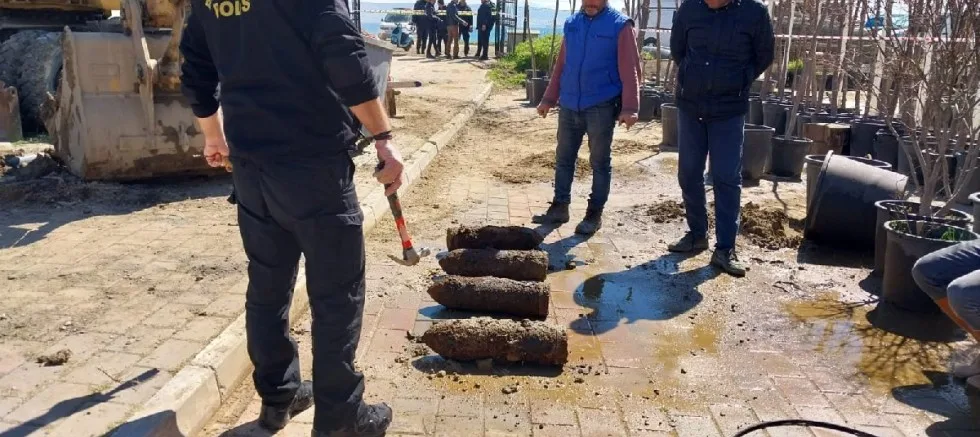 Patlamamış 4 Top Mermisi Bulundu!