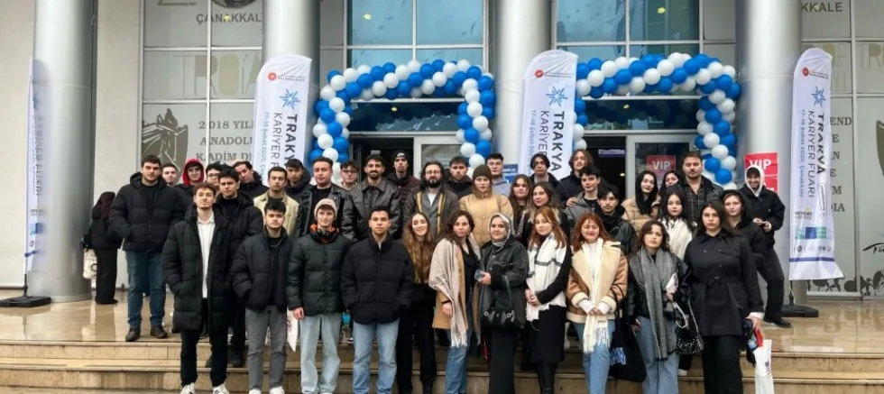 Piri Reis MYO Öğrencileri Trakya Kariyer Fuarına Katıldı