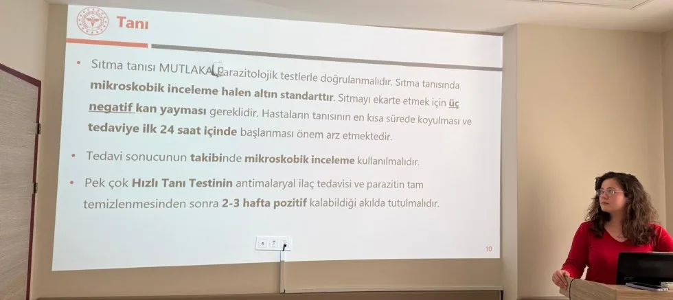 Sağlık Personeline Sıtma Eğitimi Verildi