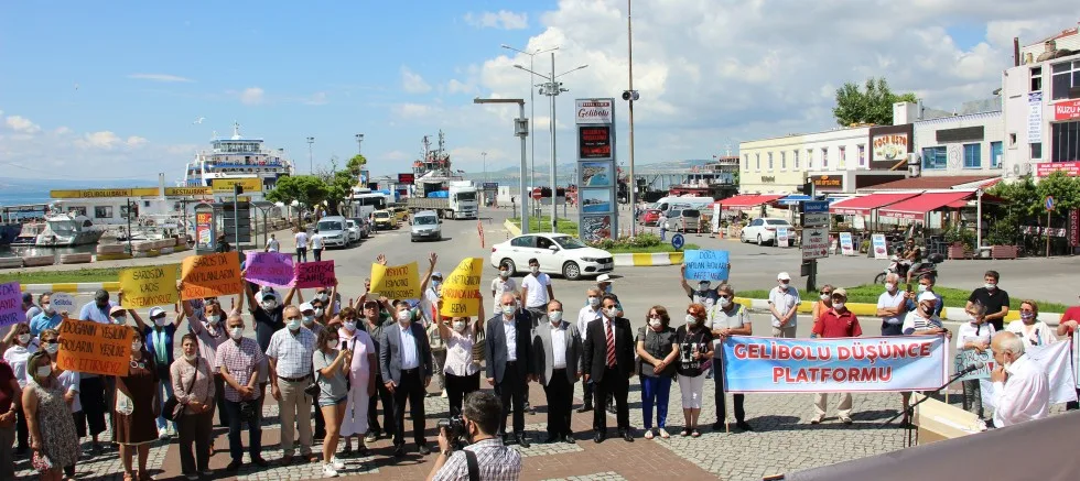 ‘Saros’uma Dokunma’ Eylemi Gerçekleştirildi