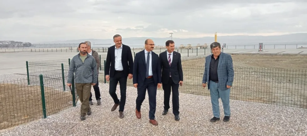Sezgin, Yeni Feribot Terminali Yapım Çalışmalarını İnceledi