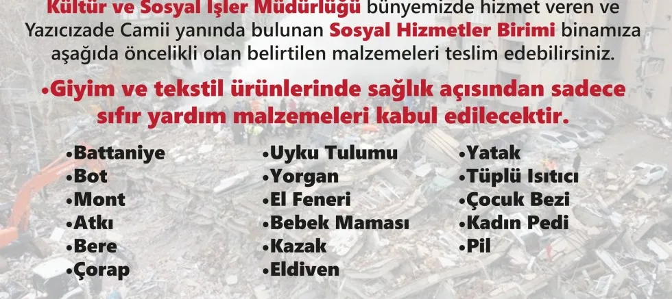 Şimdi Birlik Olma ve Yaraları Sarma Zamanı