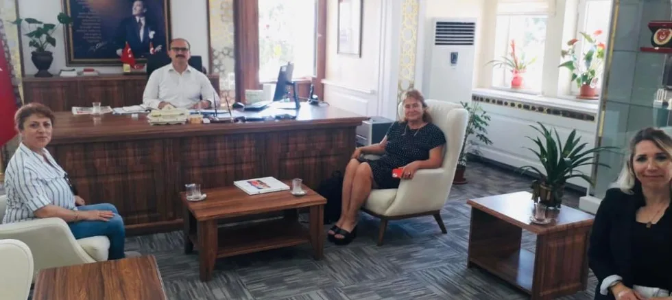 STKS Derneği’nden Kaymakam Abacı’ya Ziyaret