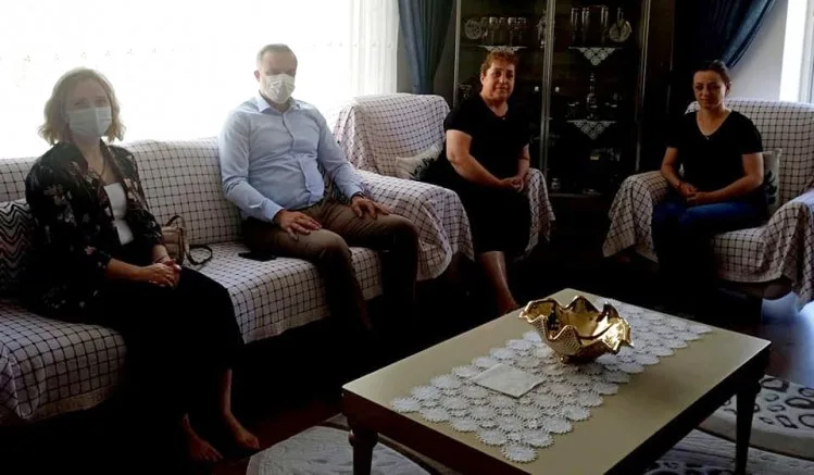 Sürücü’den Taşçı Ailesine Taziye Ziyareti
