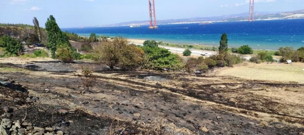 Sütlüce Köyü’nde Yangın