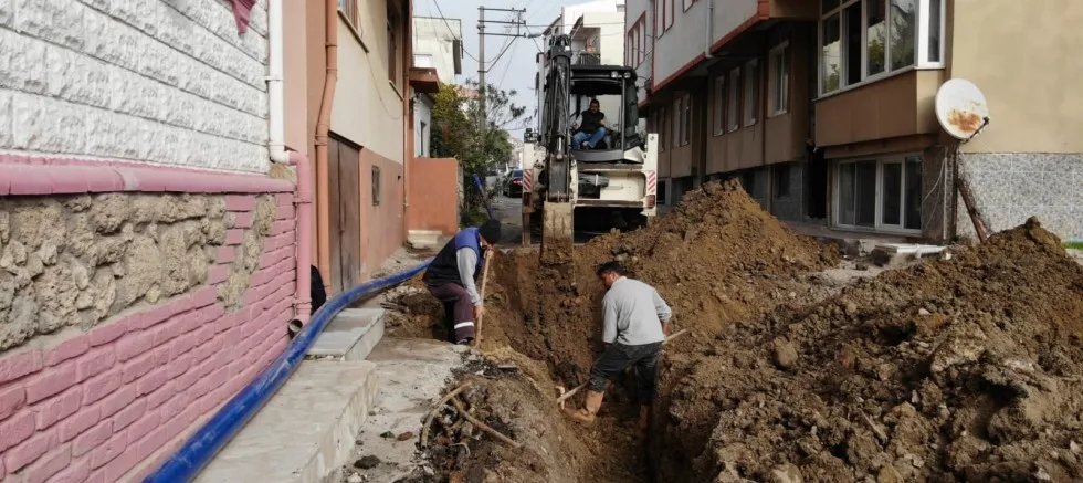 Telli Çeşme Sokak’ta Kanalizasyon Hatları Da Tamam