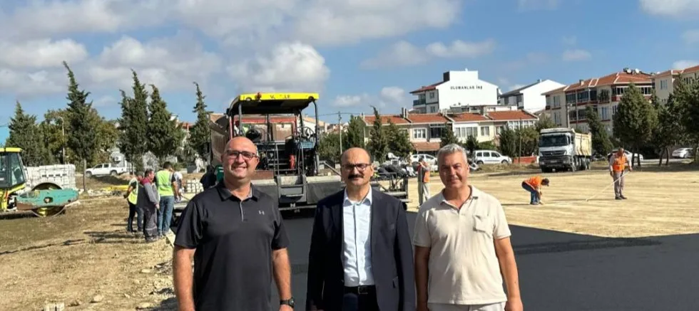 Tenis Kortu Yapım Çalışması İncelendi