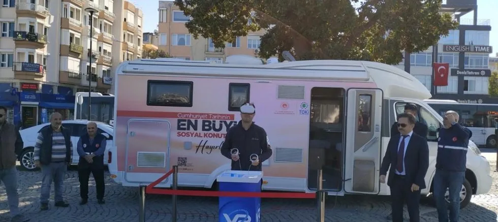 TOKİ Sosyal Konut Tanıtım Aracı Çanakkale’de