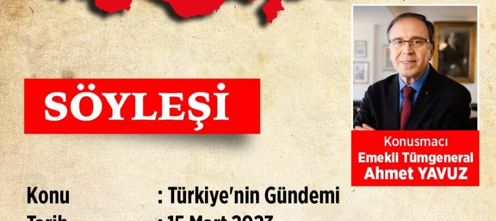‘Türkiye’nin Gündemi’ Konulu Söyleşi Gerçekleştirilecek