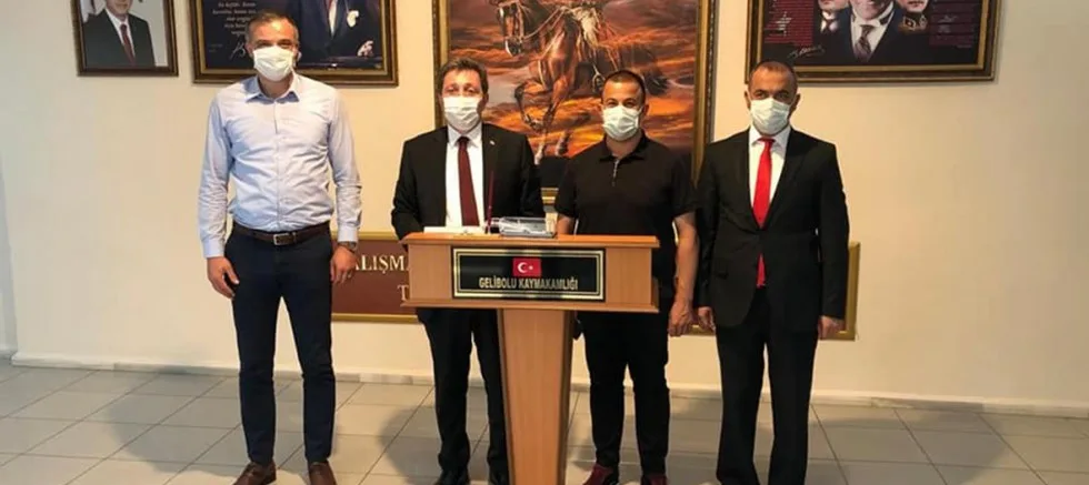 Vali Tavlı’dan İlçemiz Kaymakamlığına Veda Ziyareti