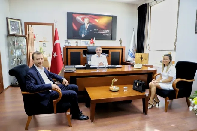 Yeni Müdür Bilen’den Başkan Özacar’a Ziyaret
