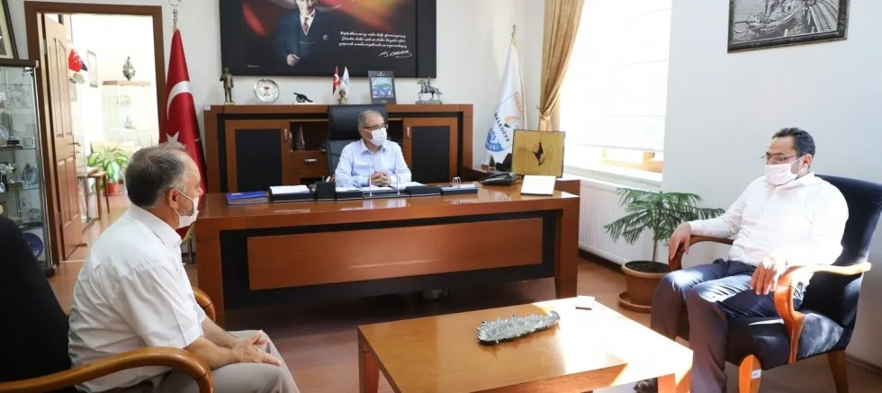 Yeni Müftü Turgut’tan Başkan Özacar’a Ziyaret