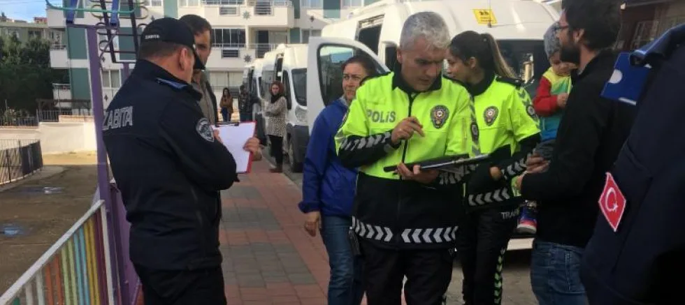 Zabıtadan Okul Servislerine Denetim
